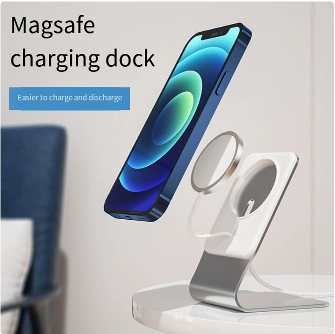 Wireless Charging Desktop Stand — Qi Compatible Phone Holder